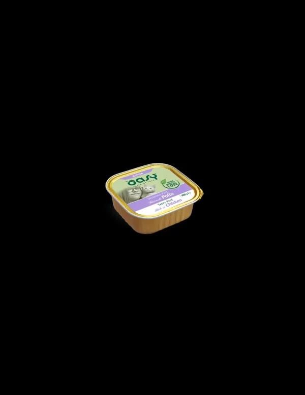 oasy wet cat 100gr delizioso pate' kitten al pollo
