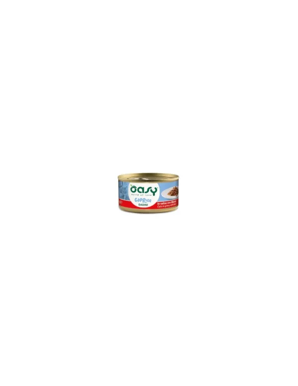 OASY WET CAT 85GR LATTINA CAPRICE DADINI IN SALSA CON MANZO