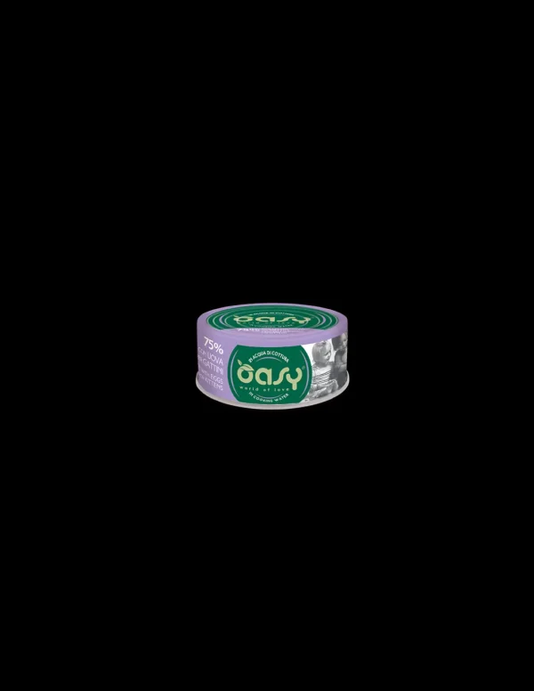 oasy wet cat 70gr lattina more love pollo con uova per gattini