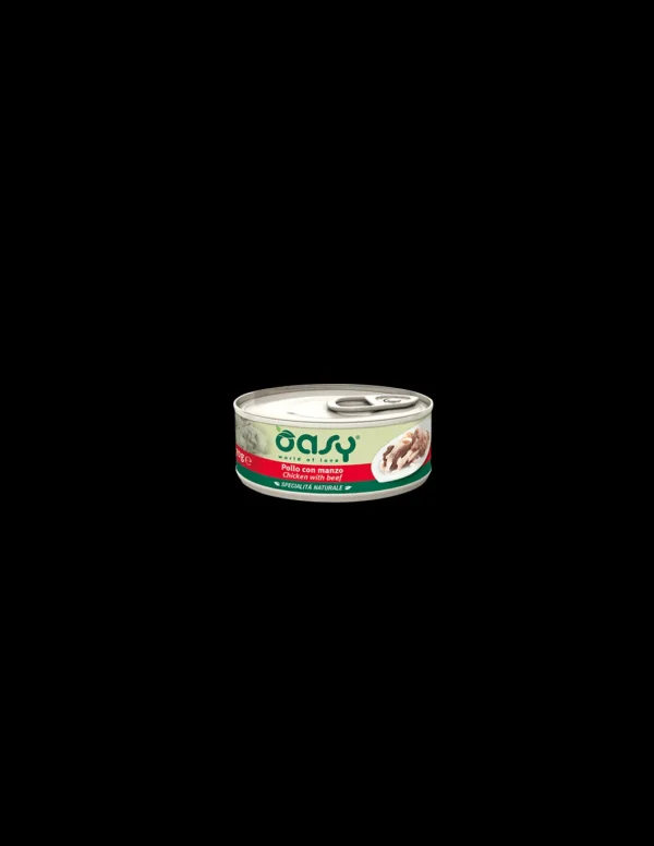 oasy wet cat 70gr spec. nat. lattina pollo manzo