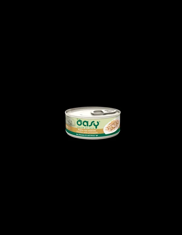oasy wet cat 70gr spec. nat. lattina pollo con ananas