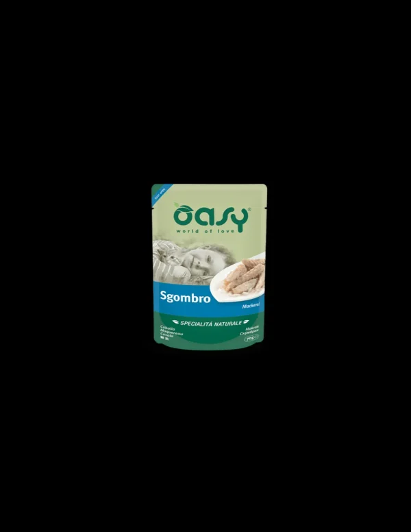 oasy wet cat 70gr spec. nat. busta sgombro
