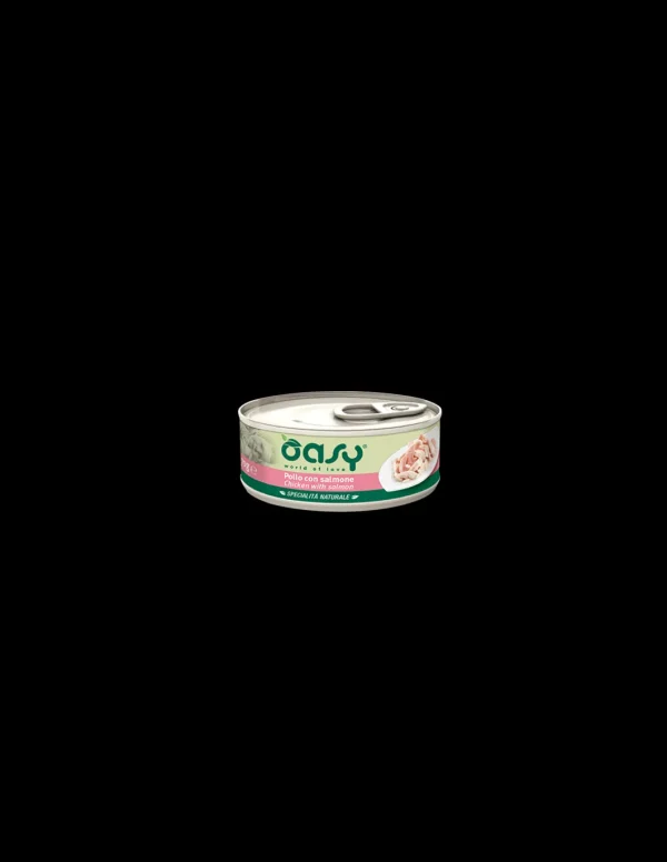 oasy wet cat 70gr spec. nat. lattina pollo con salmone