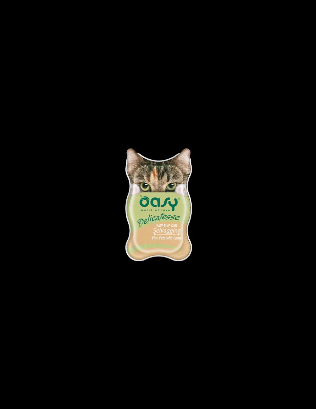 oasy_wet_cat_gr_vaschetta_0-9.webp oasy wet cat 85gr vaschetta delicatesse pate' con selvaggina