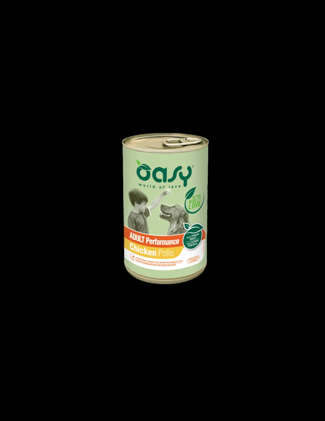 oasy wet dog 400gr lifestage adult performance