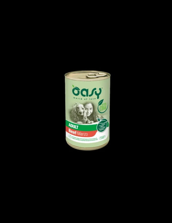 oasy wet dog 400gr lifestage adult manzo