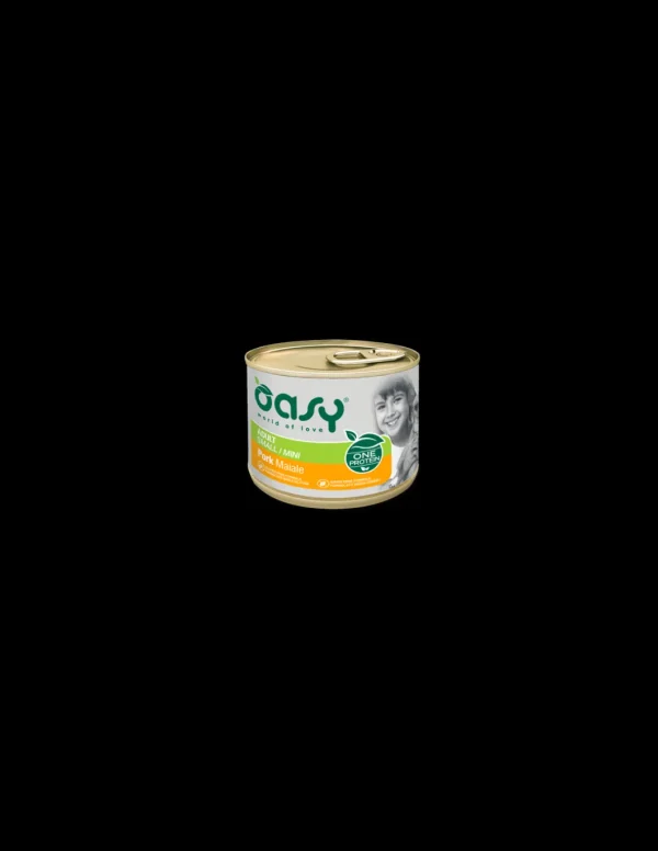 oasy wet dog 200gr monoproteico adult small/mini maiale