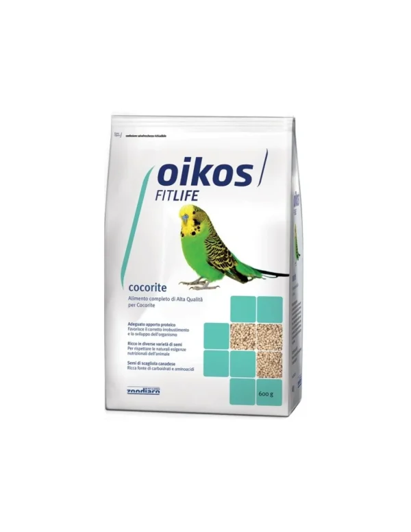 oikos mangime per cocorite 600gr zoo.31852