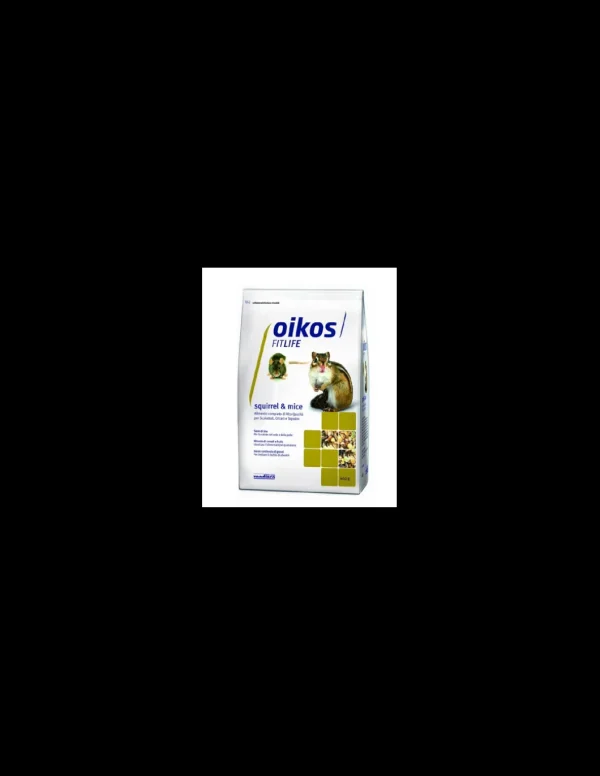 oikos mangime per scoiattoli criceti 600gr zoo.32064