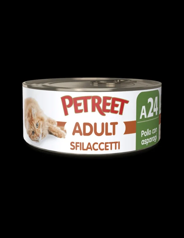 PETREET NAT 70GR SFILACCETTI POLLO ASPARAGI A24 A53525
