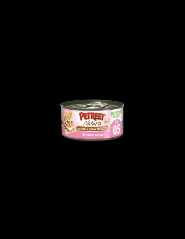 PETREET NAT 140GR TONNO ROSA SURIMI ARAGOSTA A02 A53146