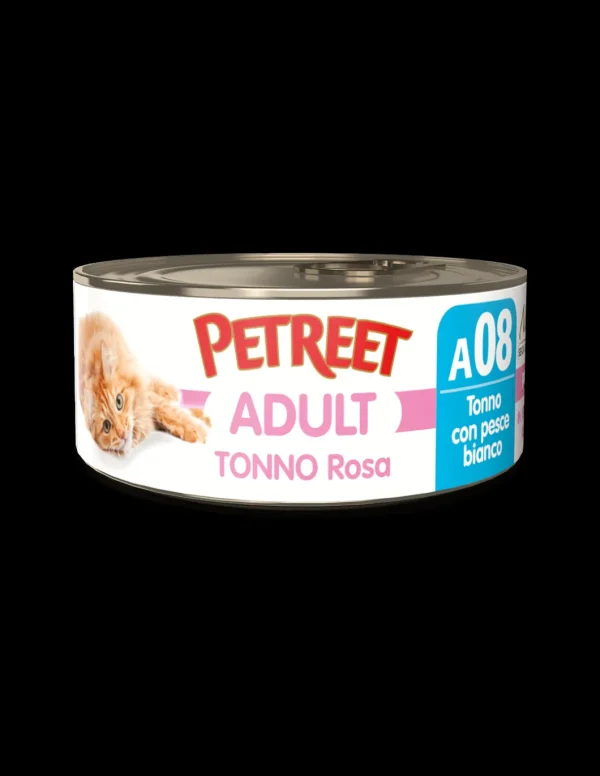 PETREET NAT 70GR TONNO ROSA CON PESCE BIANCO A08 A53067