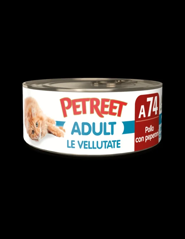 PETREET NAT LE VELLUTATE 70GR POLLO E PEPERONI A74 A53055