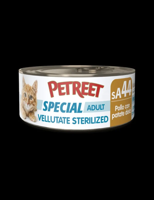 PETREET NAT VELLUTATE STERILIZED 70GR POLLO CON PATATE DOLCI SA44 A53174