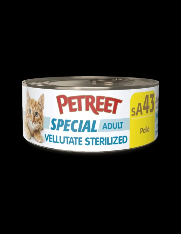 PETREET NAT VELLUTATE STERILIZED 70GR POLLO SA43 A53173