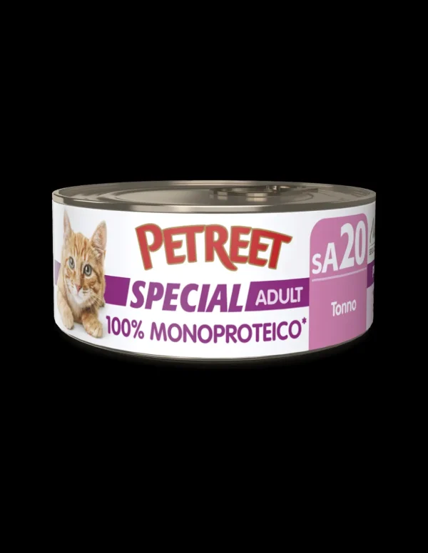 PETREET NATURA 60GR 100% TONNO MONOPROTEICO SA20 A55036