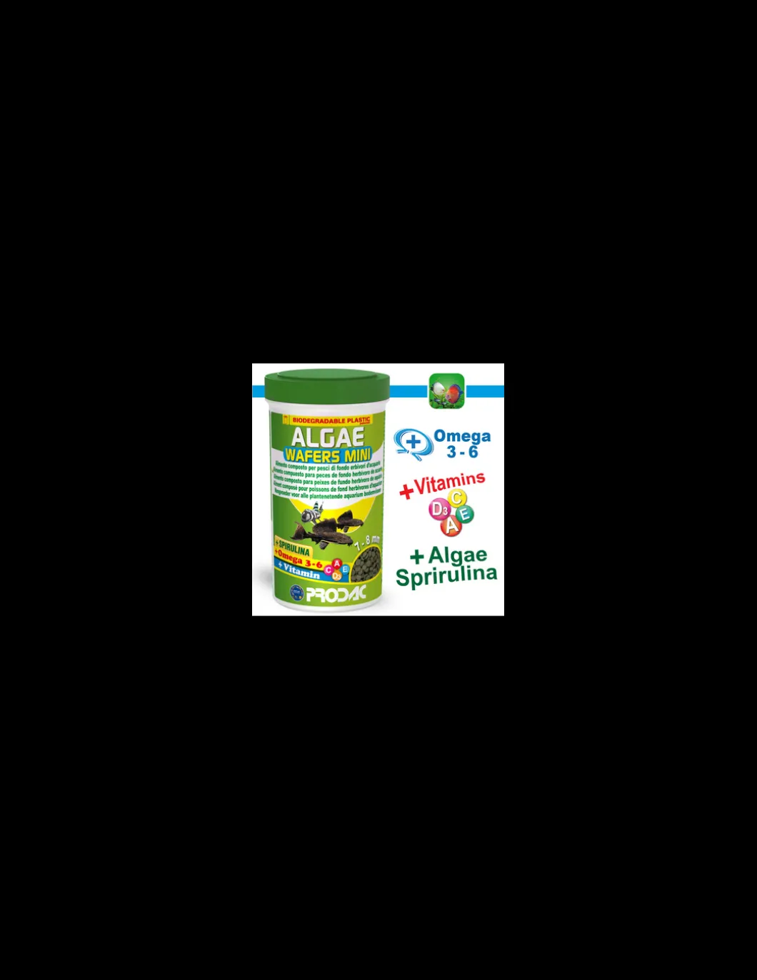 prodac_algae_wafers_mini__0.webp PRODAC ALGAE WAFERS MINI 50GR 100ML AWM100