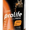 prolife cat dualfresh adult 400gr lamb,trout&rice zpd.35683