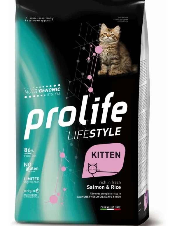 prolife cat lifestyle kitten 200gr salmon zpu.40250