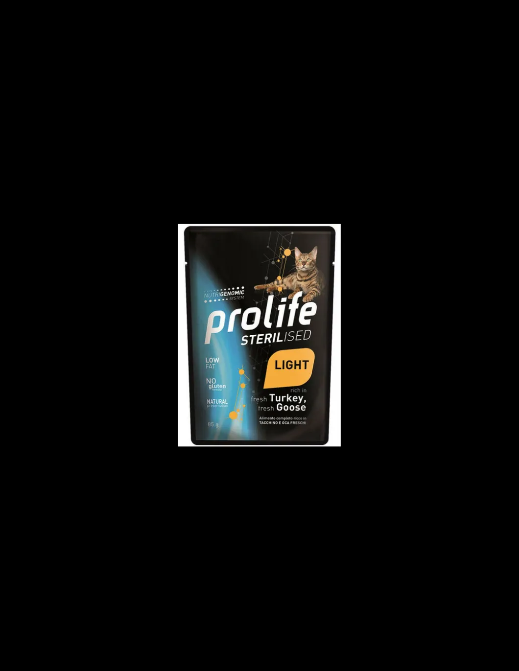 prolife_cat_sterilised_ad_0-7.webp prolife cat sterilised adult light busta 85gr turkey&fresh goose zpu.40489