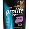 prolife cat sterilised mature busta 85gr beef zpu.40502