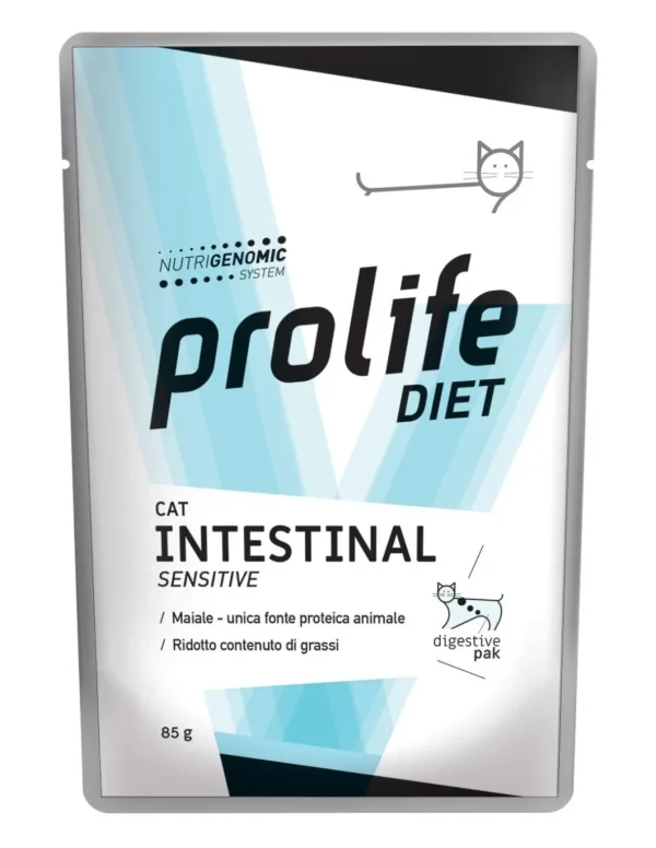 prolife cat vet busta 85gr intestinal zcu.22416