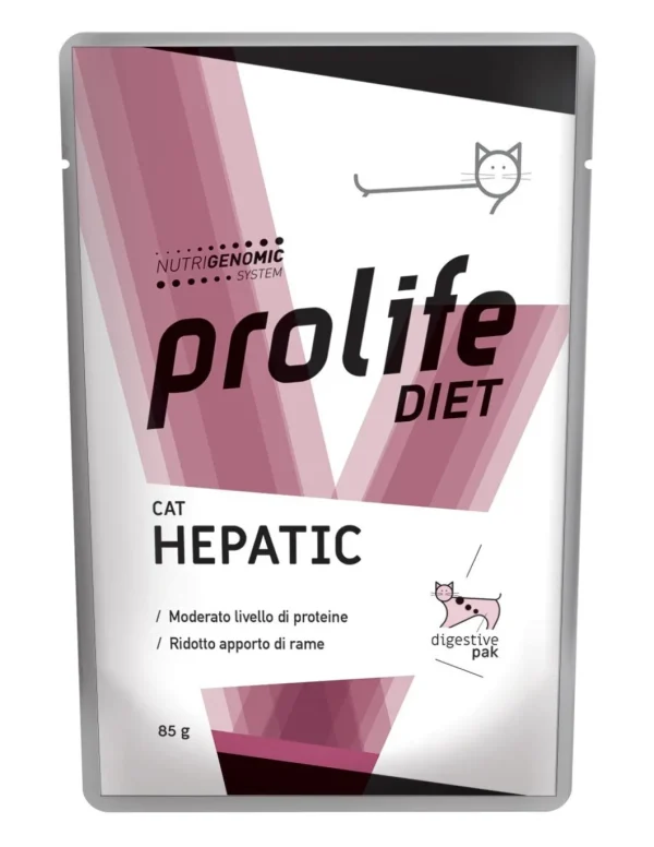prolife cat vet busta 85gr hepatic zcu.38134
