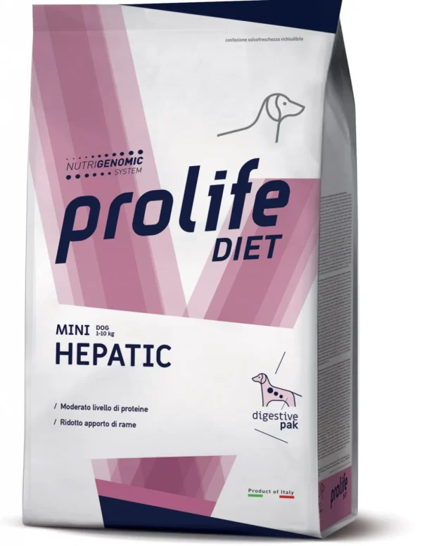 PROLIFE DIET DOG 1,5KG HEPATIC MINI CON POLLO FRESCO ZDD.43596