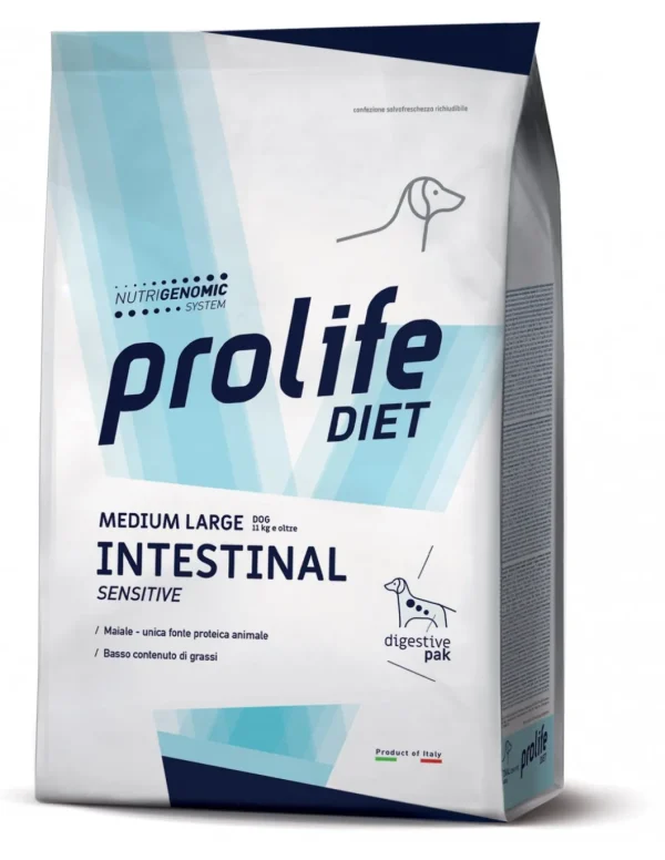 PROLIFE DIET DOG 8KG INTESTINAL SENSITIVE MEDIUM/LARGE