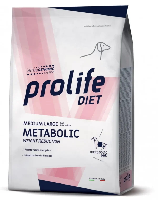 PROLIFE DIET DOG 8KG METABOLIC MEDIUM/LARGE ZDD.43572