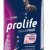prolife dog grain free adult sensitive mini 2kg sole fish&potatoes zpd.35485