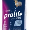prolife dog grain free adult sensitive medium large 10kg sole fish&potato zpd.35515