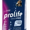 prolife dog grain free puppy sensitive mini 7kg sole fish&potato zpd.35294