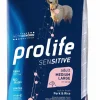 prolife dog sensitive adult medium/large 2,5kg pork&rice zpd.35256