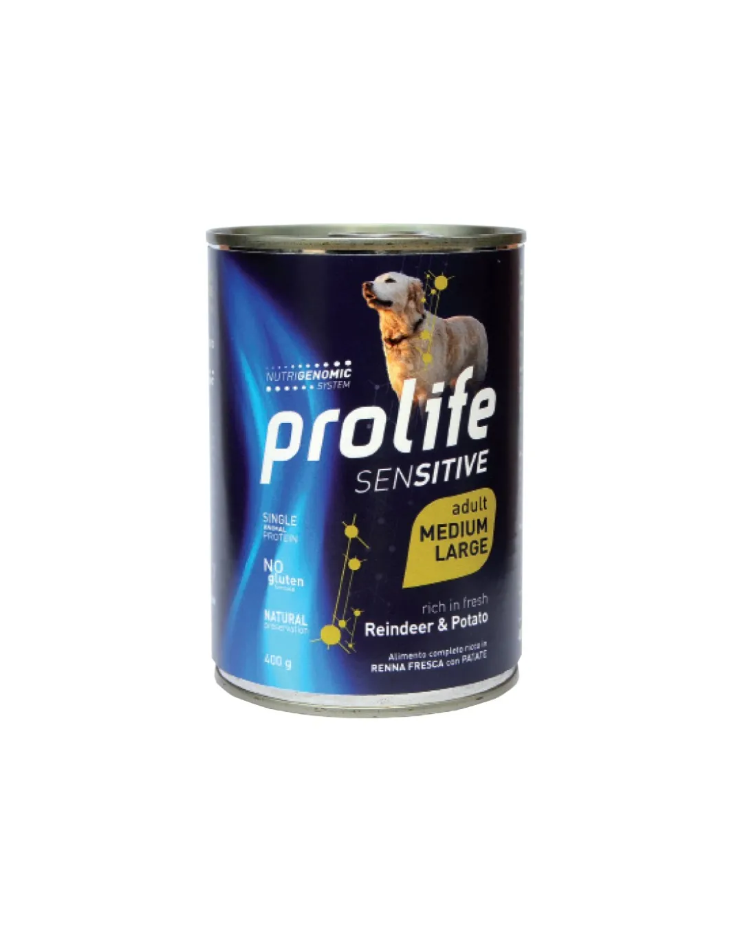 prolife_dog_sensitive_adu_0-16.webp prolife dog sensitive adult 400gr medium/large reindeer&potato zpu.39650