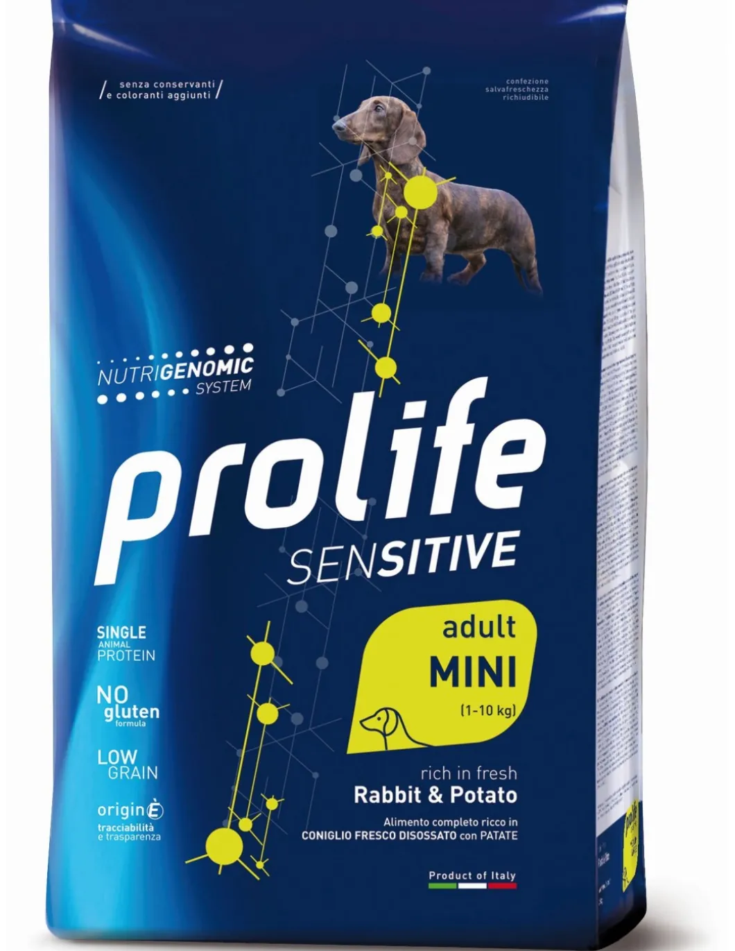 prolife_dog_sensitive_adu_0-3.webp prolife dog sensitive adult mini 600gr rabbit&potato zpd.35171