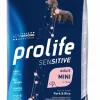 prolife dog sensitive adult mini 600gr pork&rice zpd.35225