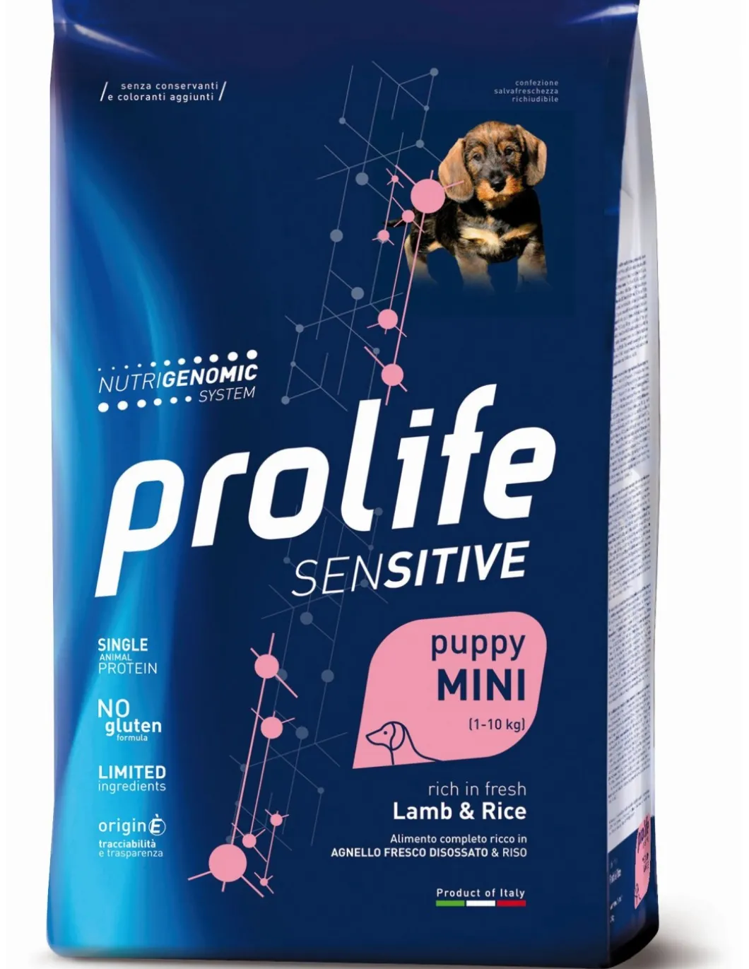 prolife_dog_sensitive_pup_0-4.webp prolife dog sensitive puppy mini 2kg lamb&rice zpd.35133