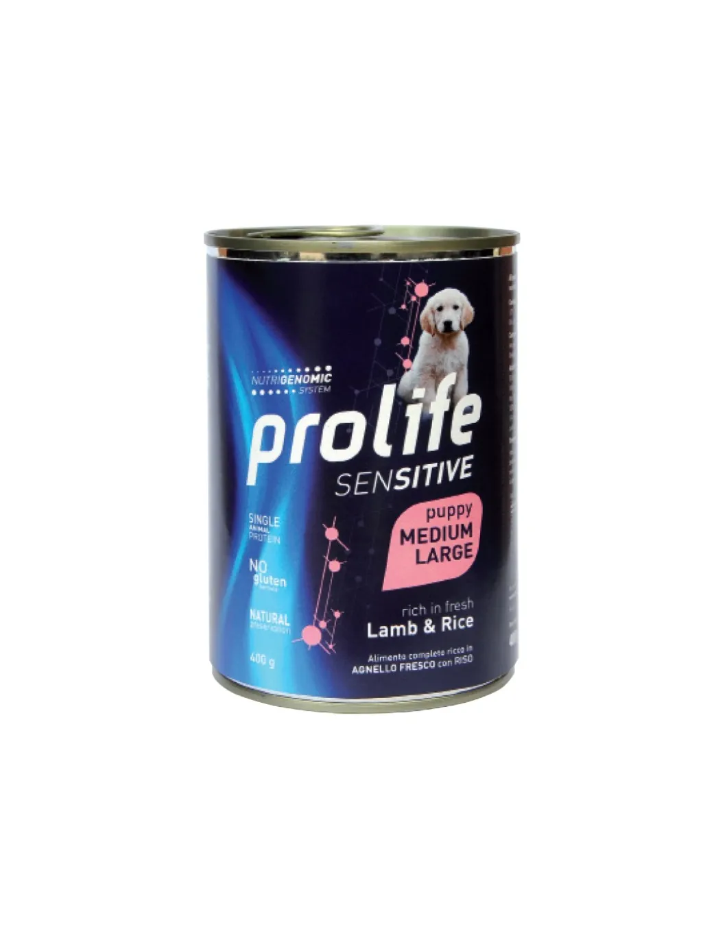 prolife_dog_sensitive_pup_0-6.webp prolife dog sensitive puppy medium/large 400gr lamb&rice zpu.39629