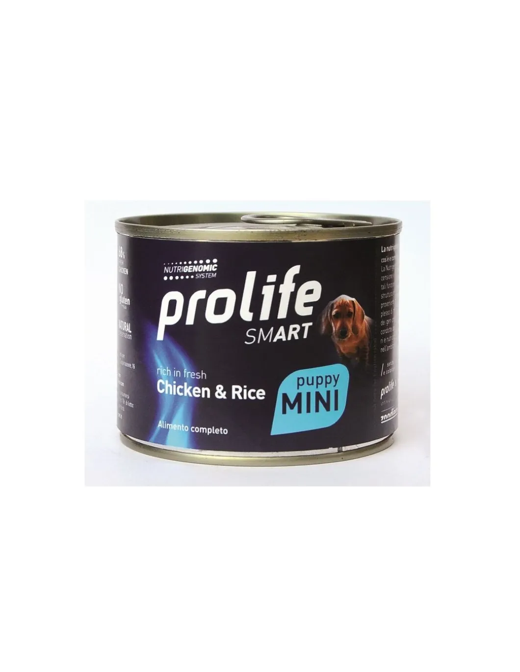 prolife_dog_smart_puppy_m_0-4.webp prolife dog smart puppy mini lattina 200gr chicken&rice zpu.39308