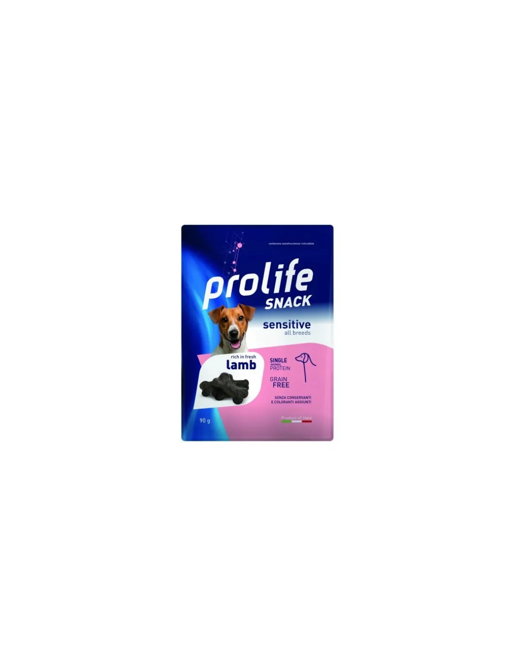 prolife_dog_snack_gr_sens_0.webp prolife dog snack 90gr sensitive monoproteico grain free con agnello fresco zps.42476