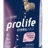 prolife dog sterilised sensitive adult medium/large 2,5kg pork&rice zpd.35003