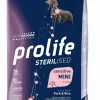 prolife dog sterilised sensitive adult mini 2kg pork&rice zpd.34983