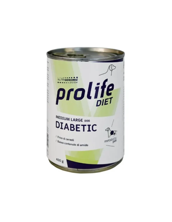 prolife dog vet diabetic 400gr zcu.33153