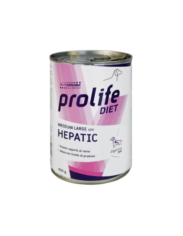 prolife dog vet hepatic 400gr zcu.33160