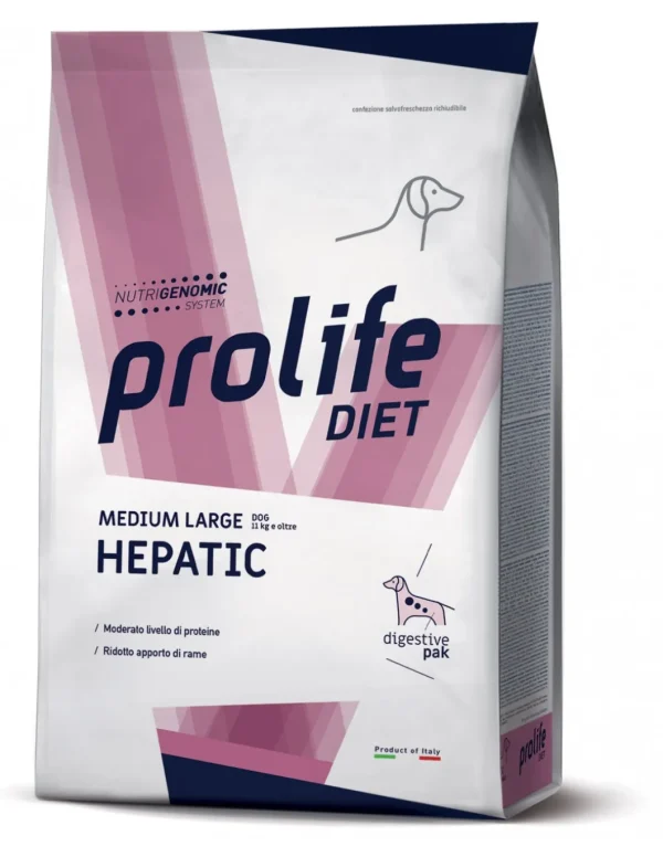 prolife dog vet hepatic 2kg zcd.33467