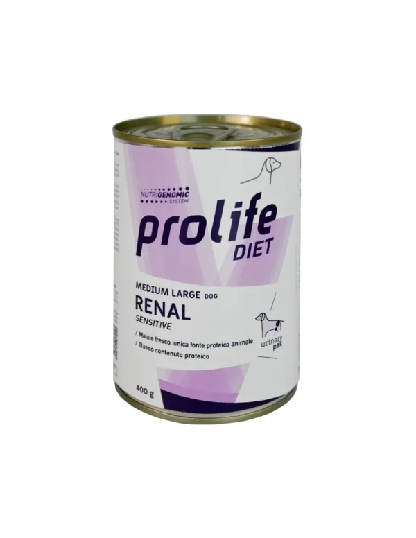prolife dog vet renal sensitive nuova proteina 400gr zcu.39889