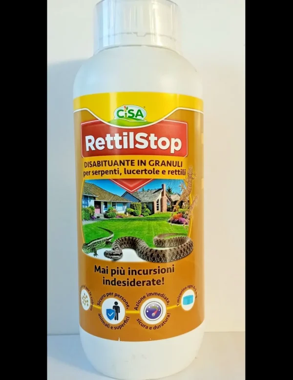 rettilstop granuli 1lt repellente per gechi, lucertole e rettili ins3022