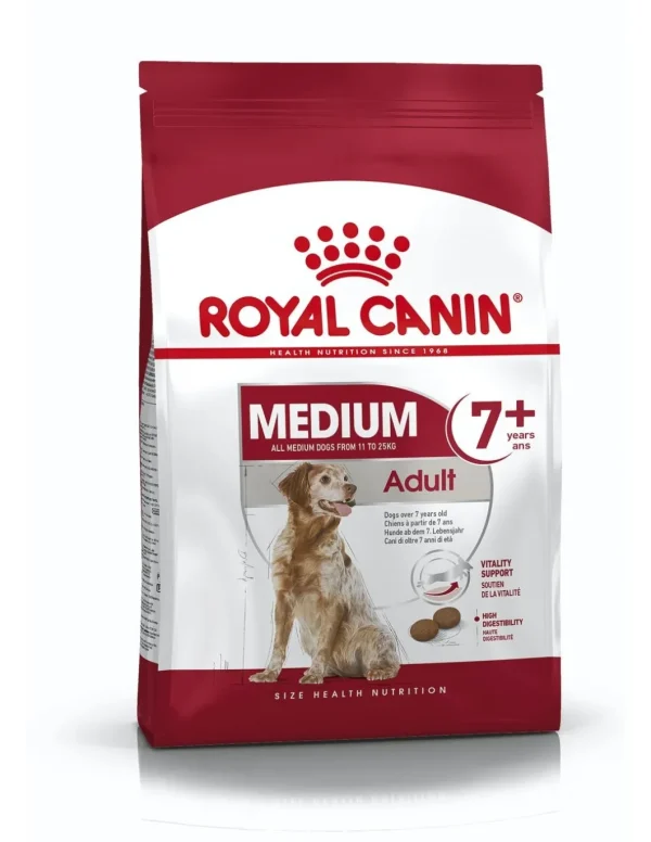 royal dog medium adult +7 anni 4kg shn1120