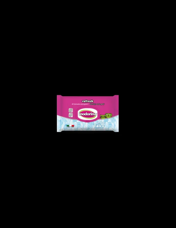 salviette inodorina refresh talco 40 pezzi 230.0050.001